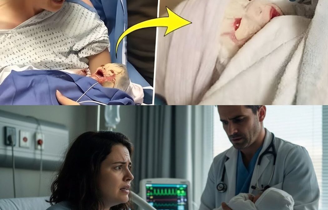 Baby Born With Rare Appearance When Mom Put Him In Her Lap She Was Shocked