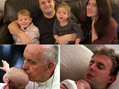 The Pope kissed the baby on the head. Six weeks later, the parents discovered something terribly frightening!