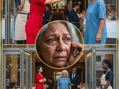 A Milionária Expulsou a Idosa Sem-Teto do Restaurante…Até Vê-la Entrar de Braços Dados com Seu Noivo 