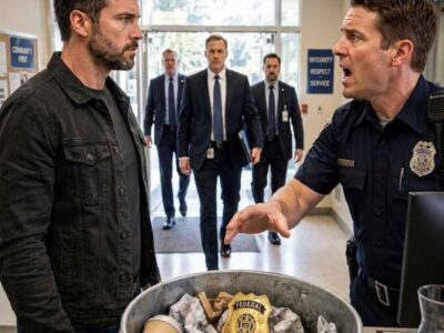 A Cop Threw the Single Dad’s Badge in the Trash—Five Minutes Later, Federal Agents Arrived