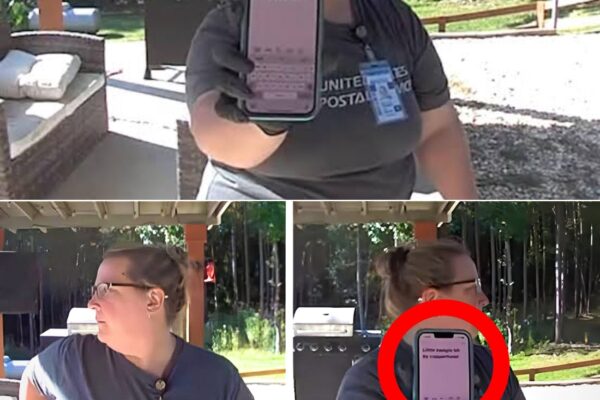 USPS woman left a warning message on a doorbell camera, ‘away’ homeowners read it then rushed back