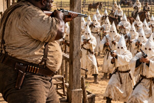 100 KKK Surrounded the Fat Black Man’s Ranch—Unaware He Was the Deadliest Shooter in the South