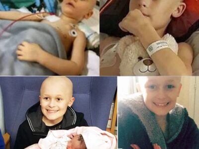 Nine-year-old with stage four cancer meets his newborn sister, days later parents look over and gasp.