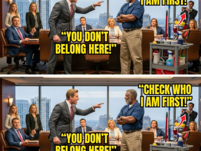Old Black Janitor Enters Boardroom — They Laughed Until He Shut the Company Down in Seconds.