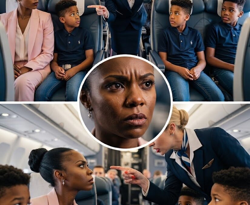 Flight Attendant Targeted Black Triplets — Minutes Later, She Was Fired.