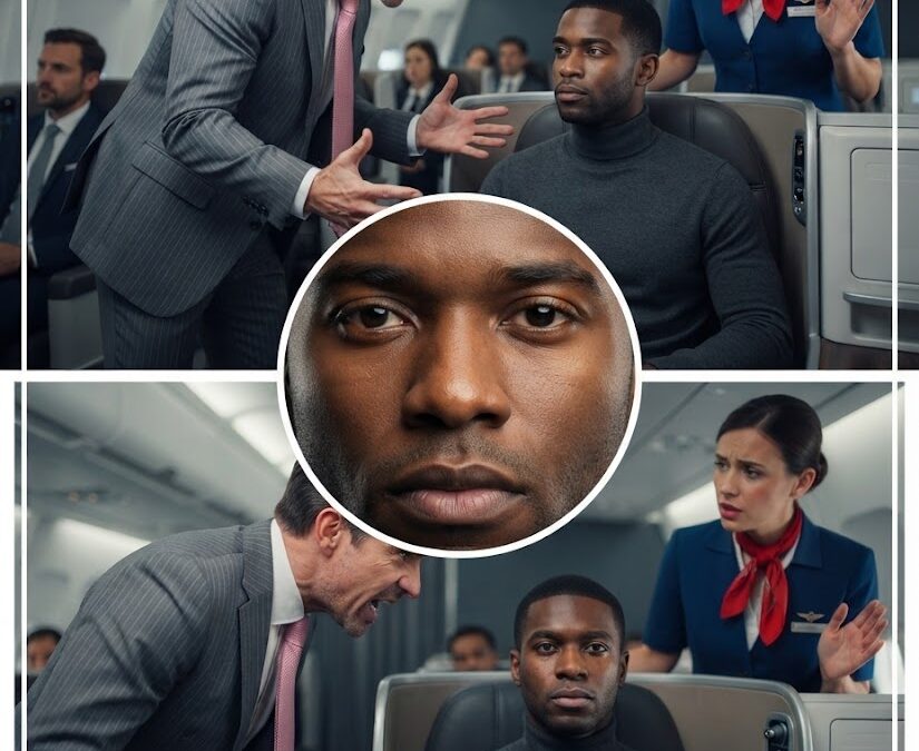 Man Refused to Sit Beside Black Passenger — Never Expected He’s the Airline’s Investor.