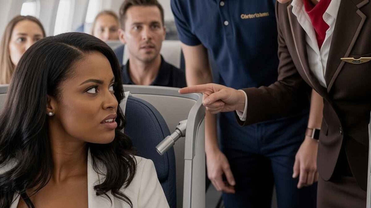 Flight Attendant Mocks Black Woman in Business Class — Minutes Later She Shuts Down the Plane
